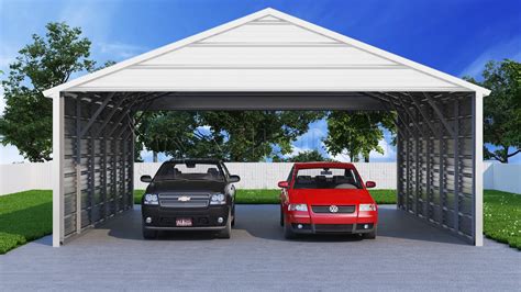 TRIPLE WIDE METAL CARPORTS